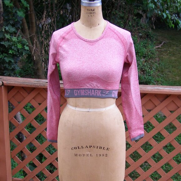 NEW size L Gymshark Flex Long Sleeve Crop Top - Picture 1 of 9